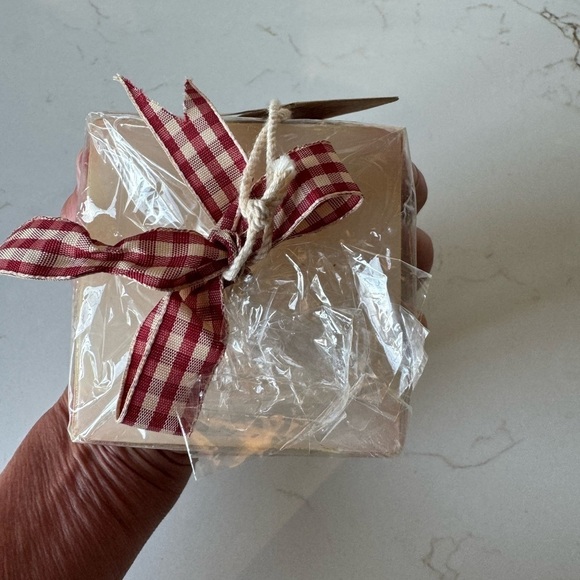 Vintage Jim Shore Heartwood Creek Lone Star Quilt 3" Block Candle / 2003 / NIB - Picture 8 of 9